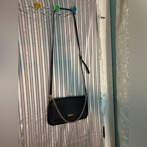 Kate Spade New York black leather crossbody bag NWOT